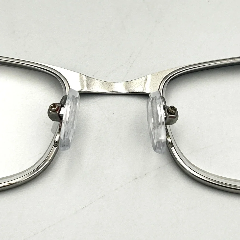 ICU Eyewear Reading Glasses +1.75 Black Silver Semi Rimless Rectangular Readers